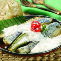 Cara membuat TERONG GORENG SAUS SANTAN - Resep Masakan Rumahan