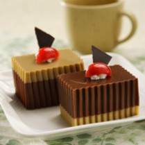 Cara membuat PUDING COKELAT KACANG LAPIS MOKA - Resep Masakan Rumahan