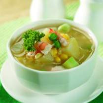 Cara membuat SUP JAGUNG BUMBU JAHE - Resep Masakan Rumahan