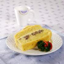 Cara membuat CAKE JAGUNG LAPIS DAGING KEJU - Resep Masakan Rumahan