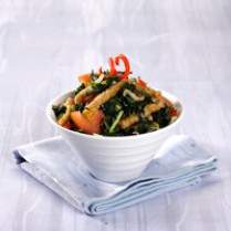 Cara membuat TUMIS DAUN SINGKONG DAN TEMPE - Resep Masakan Rumahan