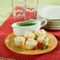 Cara membuat MANGKUK SINGKONG SAUS PANDAN - Resep Masakan Rumahan