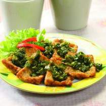Cara membuat TEMPE PENYET CABAI HIJAU - Resep Masakan Rumahan