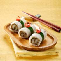 Cara membuat LEMPER GULUNG ONCOM - Resep Masakan Rumahan