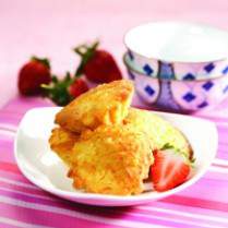 Cara membuat CUP CAKE KEJU STROBERI - Resep Masakan Rumahan
