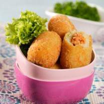 Cara membuat KROKET SEAFOOD TAHU BOLOGNAISE - Resep Masakan Rumahan