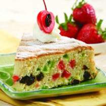 Cara membuat FRUIT MIX ANGEL CAKE - Resep Masakan Rumahan