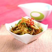 Cara membuat IKAN ASIN PARI CABAI RAWIT - Resep Masakan Rumahan