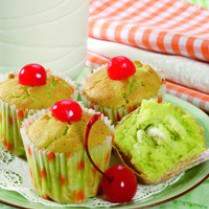 Cara membuat CUP CAKE TAPE KELAPA MUDA - Resep Masakan Rumahan