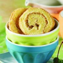 Cara membuat BOLU GULUNG KERING LAPIS KEGIT - Resep Masakan Rumahan