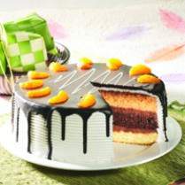 Cara membuat CAKE LAPIS 3 RASA - Resep Masakan Rumahan