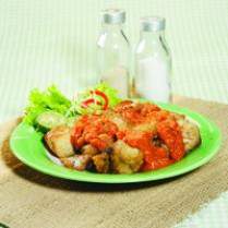Cara membuat TENGGIRI SIRAM BUMBU PEDAS - Resep Masakan Rumahan