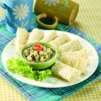 Cara membuat ROTI JALA KARI HIJAU - Resep Masakan Rumahan