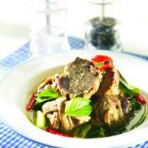 Cara membuat HATI AMPELA MASAK ASAM KEMANGI - Resep Masakan Rumahan