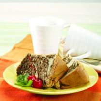 Cara membuat CHIFFON MARMER UBI - Resep Masakan Rumahan
