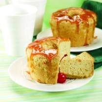 Cara membuat CHIFFON SINGKONG KARAMEL - Resep Masakan Rumahan