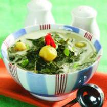 Cara membuat DAUN SINGKONG KUAH EBI - Resep Masakan Rumahan