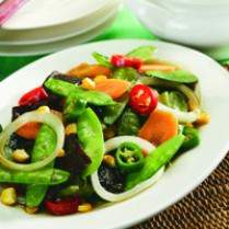 Cara membuat TUMIS KAPRI DAUN DENDENG - Resep Masakan Rumahan