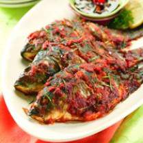 Cara membuat IKAN BAKAR DAUN JERUK - Resep Masakan Rumahan