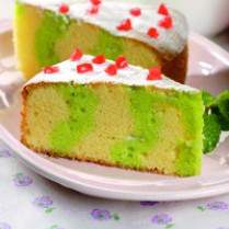 Cara membuat CAKE TAPE PANDAN KELAPA MUDA - Resep Masakan Rumahan
