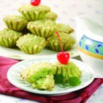 Cara membuat CAKE TAPE PANDAN STREUSEL - Resep Masakan Rumahan