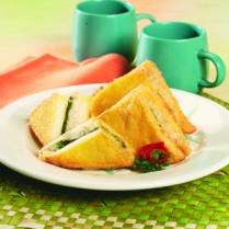 Cara membuat SANDWICH GORENG ASAM OPOR - Resep Masakan Rumahan