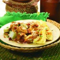 Cara membuat TAHU LONTONG TELUR - Resep Masakan Rumahan