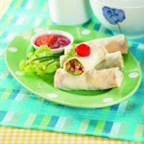 Cara membuat LUMPIA AYAM PEDAS - Resep Masakan Rumahan