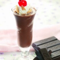 Cara membuat MILKSHAKE COKELAT ALMON - Resep Masakan Rumahan