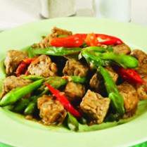 Cara membuat TUMIS GENJER DAN TEMPE - Resep Masakan Rumahan