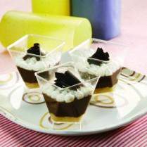 Cara membuat PUDING GELAS COKELAT SUSU KEDELAI - Resep Masakan Rumahan