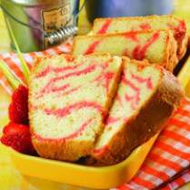 Cara membuat CHIFFON BERLAPIS STROBERI - Resep Masakan Rumahan