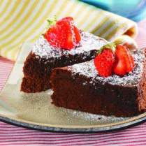 Cara membuat CAKE COKELAT STROBERI - Resep Masakan Rumahan