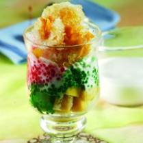 Cara membuat ES HUNKWE LABU KUNING - Resep Masakan Rumahan