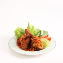 Cara membuat AYAM PENYET SAMBAL EBI - Resep Masakan Rumahan