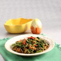Cara membuat KANGKUNG MASAK ONCOM - Resep Masakan Rumahan