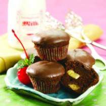Cara membuat PEANUT & BANANA CUP CAKE - Resep Masakan Rumahan