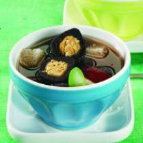 Cara membuat BOLA HITAM KUAH JAHE - Resep Masakan Rumahan
