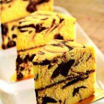 Cara membuat MARBLE CAKE KUKUS - Resep Masakan Rumahan