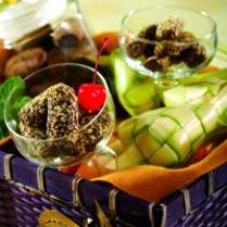 Cara membuat KUE POTONG COKELAT KELAPA - Resep Masakan Rumahan