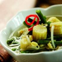 Cara membuat SAYUR BENING KACANG PANJANG (BANYUMAS) - Resep Masakan Rumahan