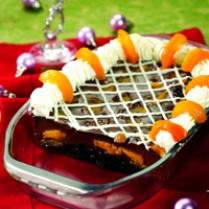 Cara membuat CHOCOLATE PEACH PUDDING - Resep Masakan Rumahan