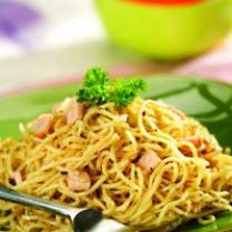 Cara membuat CHEESY NOODLE WITH OREGANO - Resep Masakan Rumahan