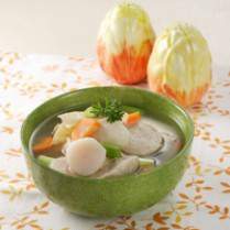 Cara membuat SUP ANEKA BAKSO KEMBANG TAHU - Resep Masakan Rumahan