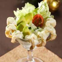 Cara membuat SHRIMP & AVOCADO SOUR CREAM SALAD - Resep Masakan Rumahan