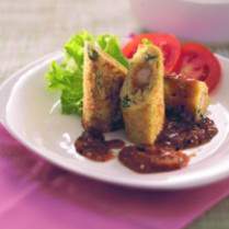 Cara membuat ROLADE NASI LADA HITAM - Resep Masakan Rumahan