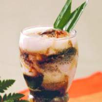 Cara membuat ES KELAPA CINCAU HIJAU GULA MERAH - Resep Masakan Rumahan