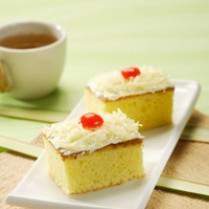 Cara membuat Cake Tape Krim Keju - Resep Masakan Rumahan