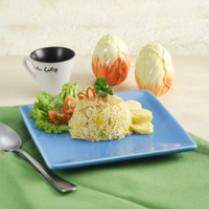 Cara membuat NASI JAGUNG AYAM SUWIR - Resep Masakan Rumahan