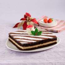 Cara membuat CAKE COKELAT VLA KACANG - Resep Masakan Rumahan